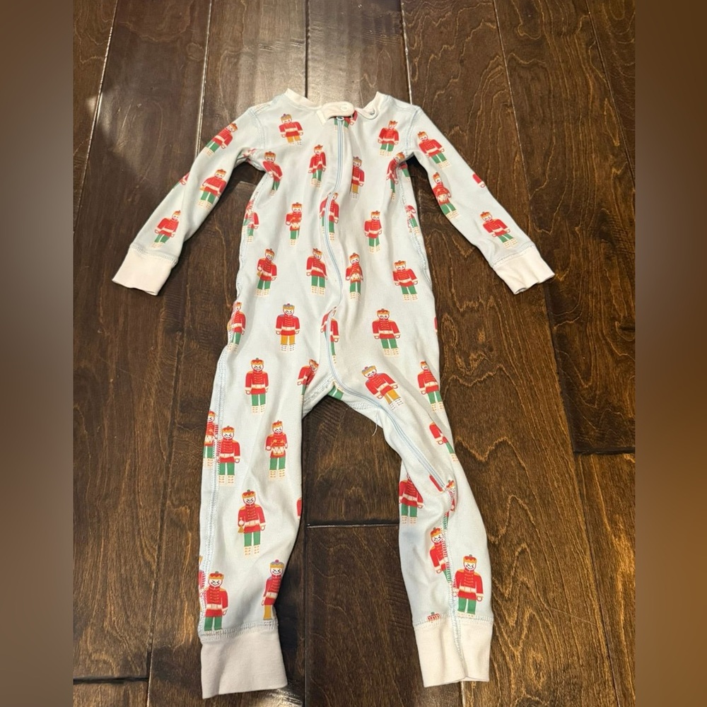 The Beaufort Bonnet Company Red and Blue Nutcracker Footie